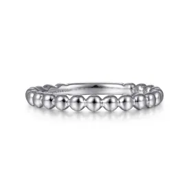 14K White Gold Bujukan Stackable Ring LR4871W4JJJ