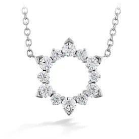 18KW 0.5ct Aerial Eclipse Pendant