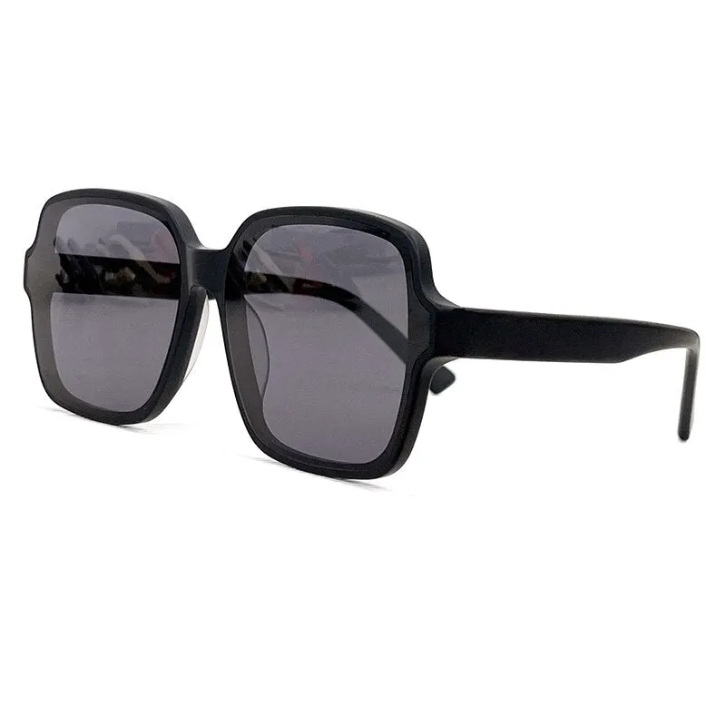 2023 Women Sunglasses Square Sun Glasses Brand Designer Summer Black Eyeglasses Luxury Eyewear UV400