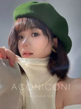 Aconiconi Elegant Small Sweet Chic Wool Beret- Miss Coco