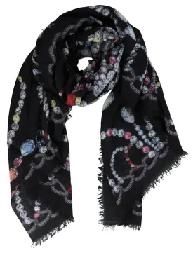 Alexander McQueen Printed Lightweight Scarf