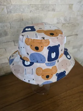 Animal Faces Bucket Hat sz Small
