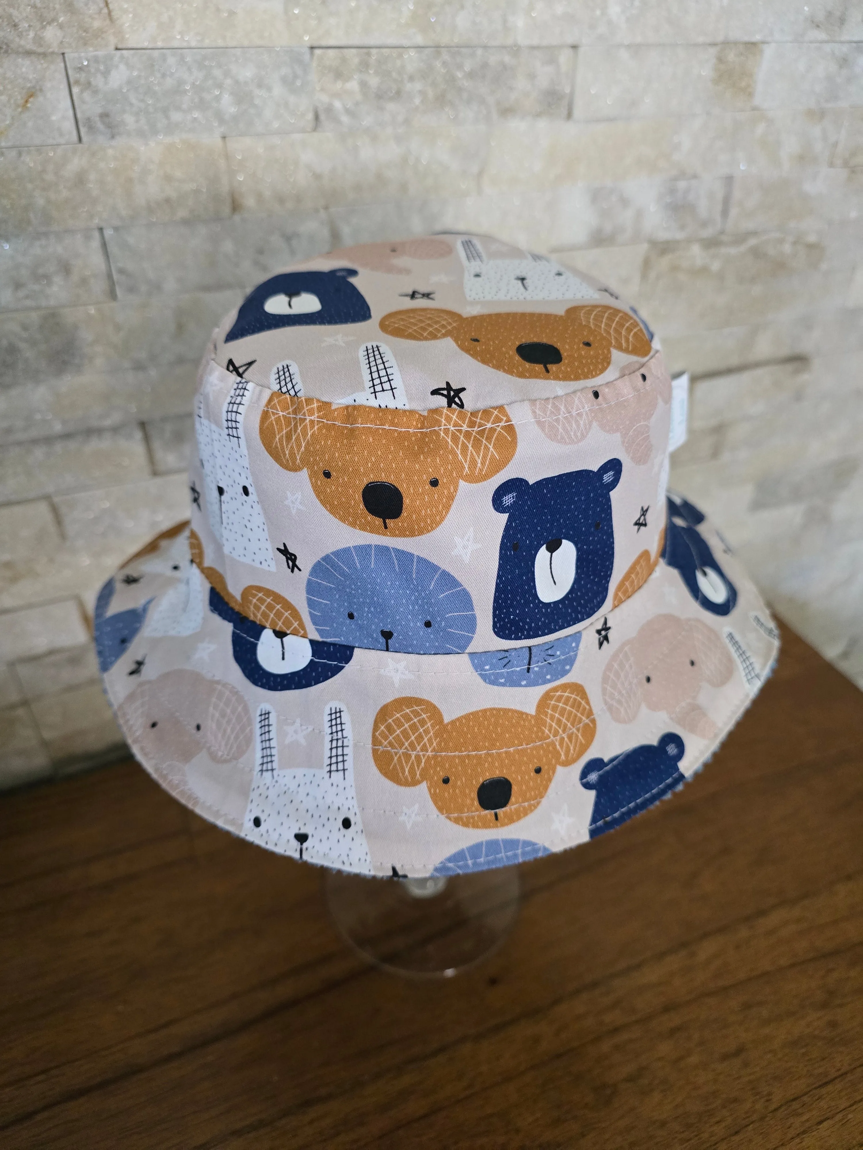 Animal Faces Bucket Hat sz Small