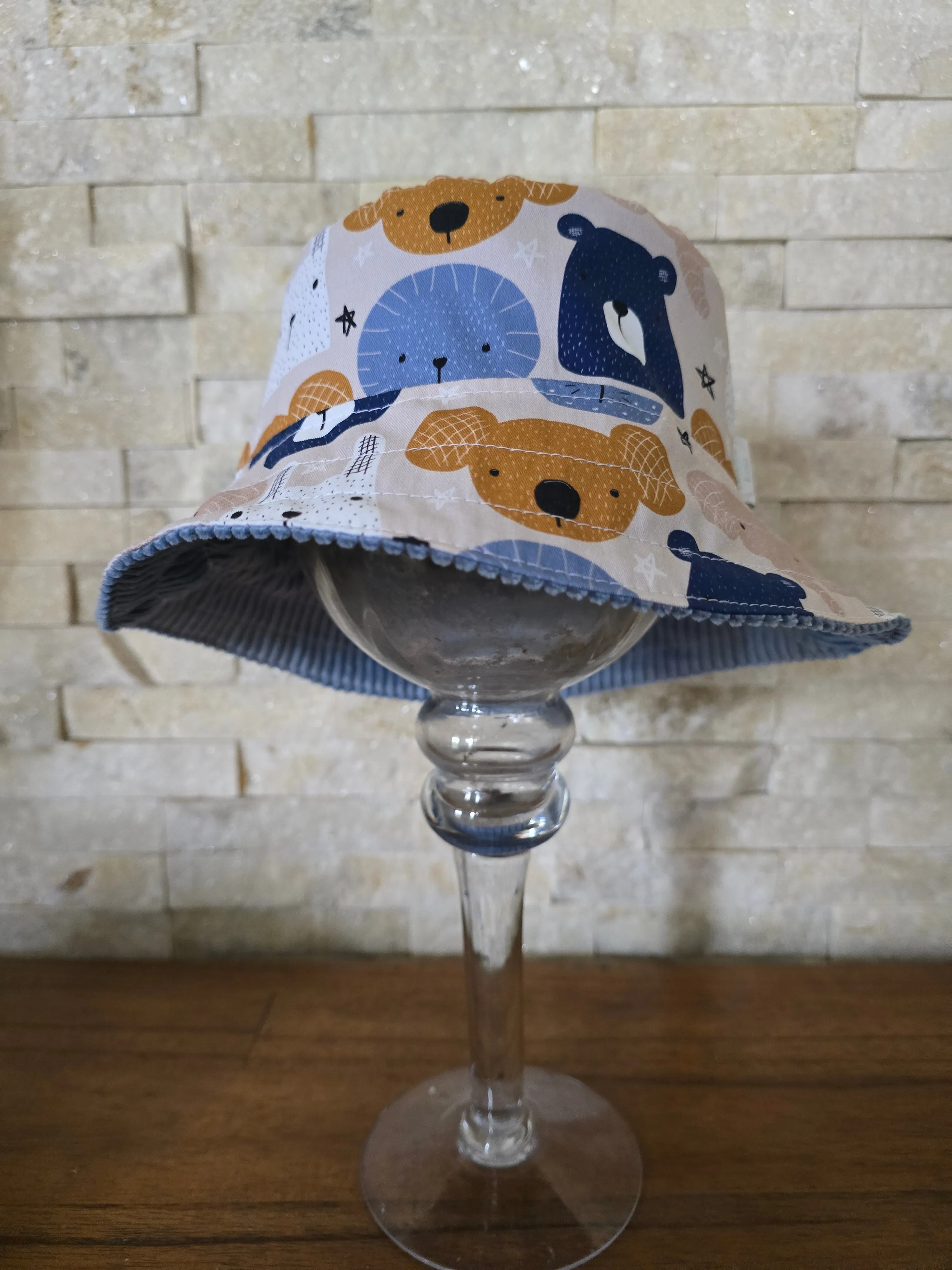 Animal Faces Bucket Hat sz Small