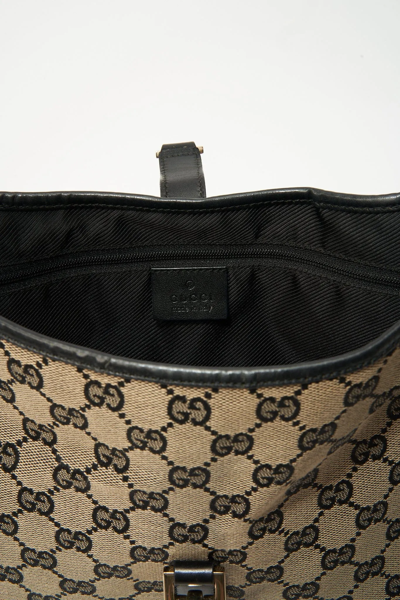Black Vintage Gucci Jackie Bag