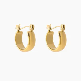 Bold Dome Hoop Earrings