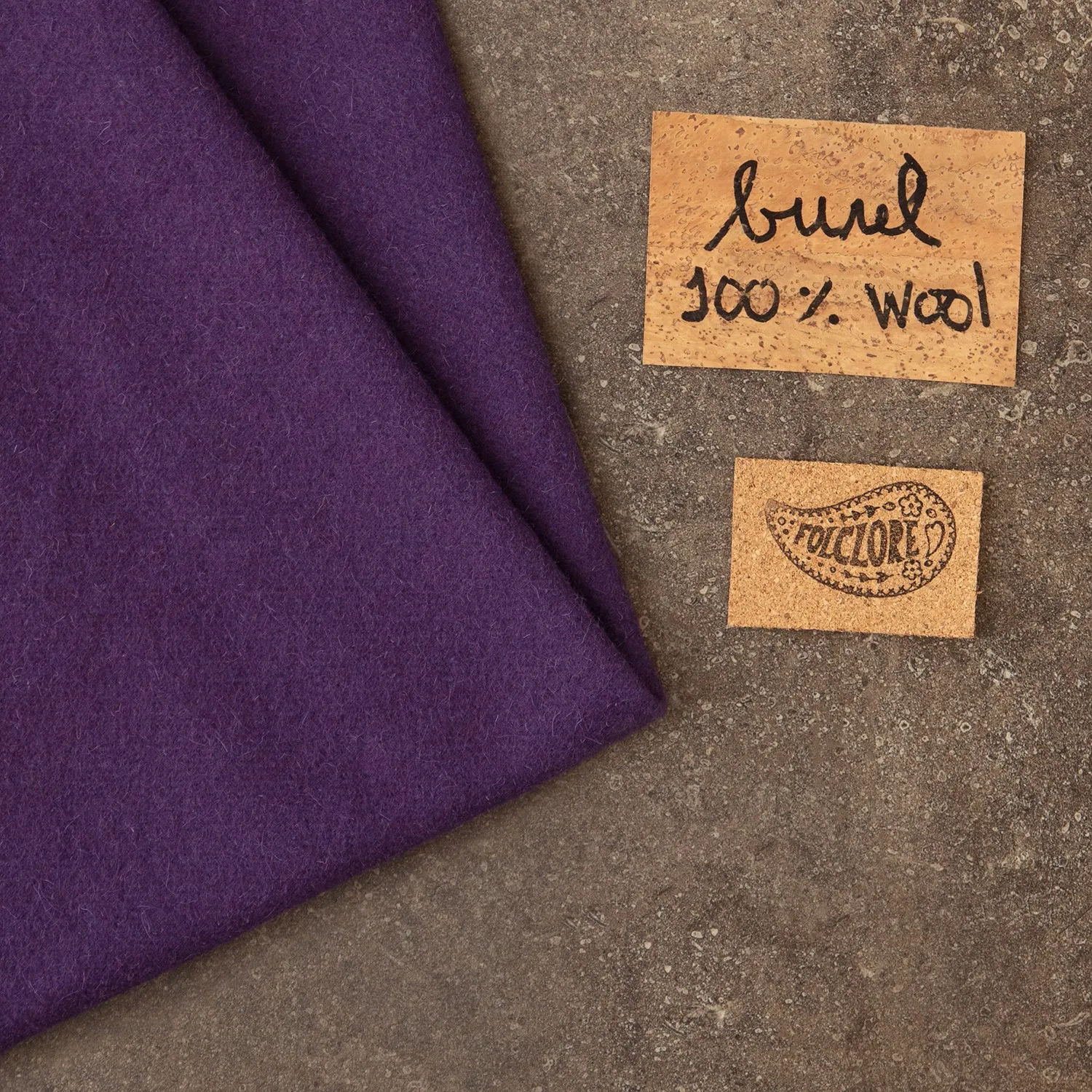 Burel – Coloured Portuguese boiled wool fabric