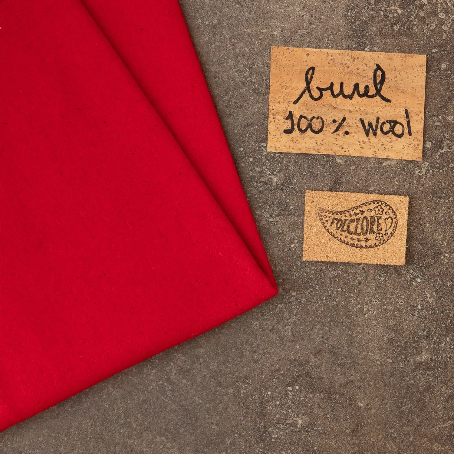 Burel – Coloured Portuguese boiled wool fabric
