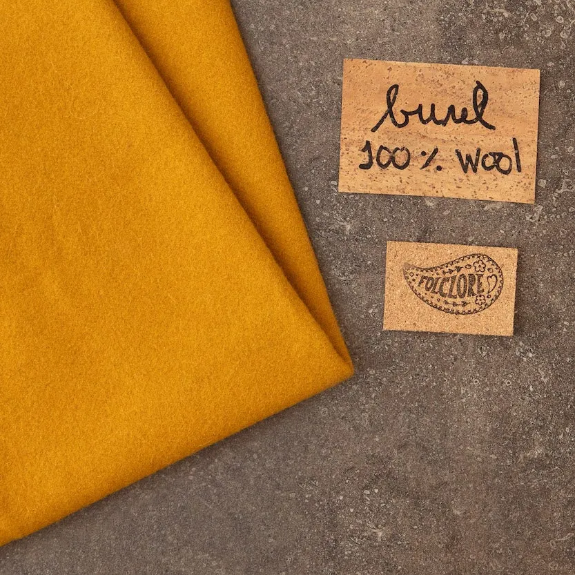 Burel – Coloured Portuguese boiled wool fabric