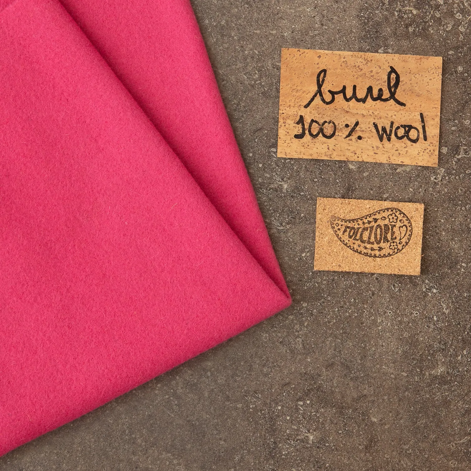 Burel – Coloured Portuguese boiled wool fabric