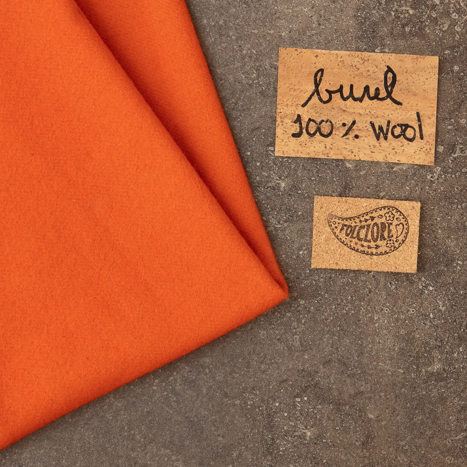 Burel – Coloured Portuguese boiled wool fabric