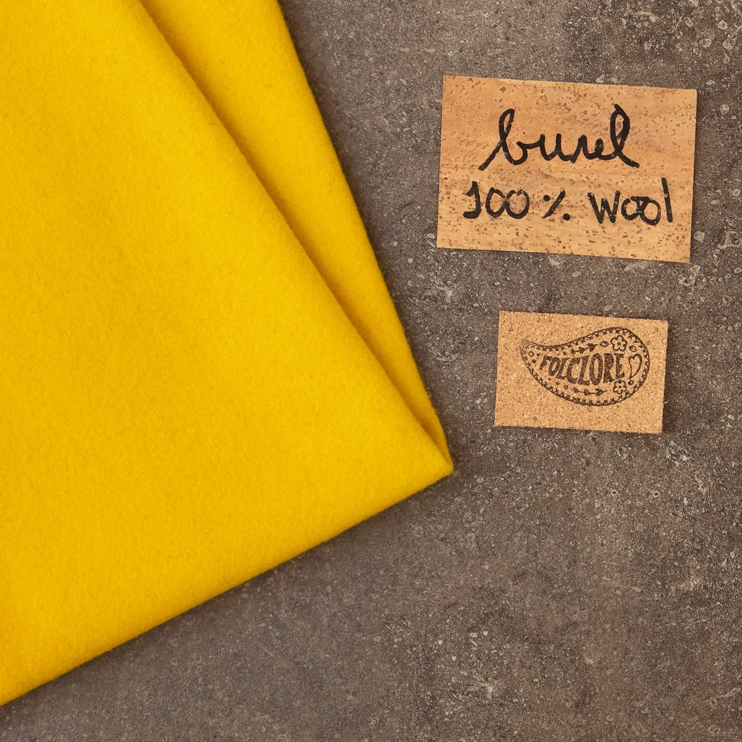 Burel – Coloured Portuguese boiled wool fabric