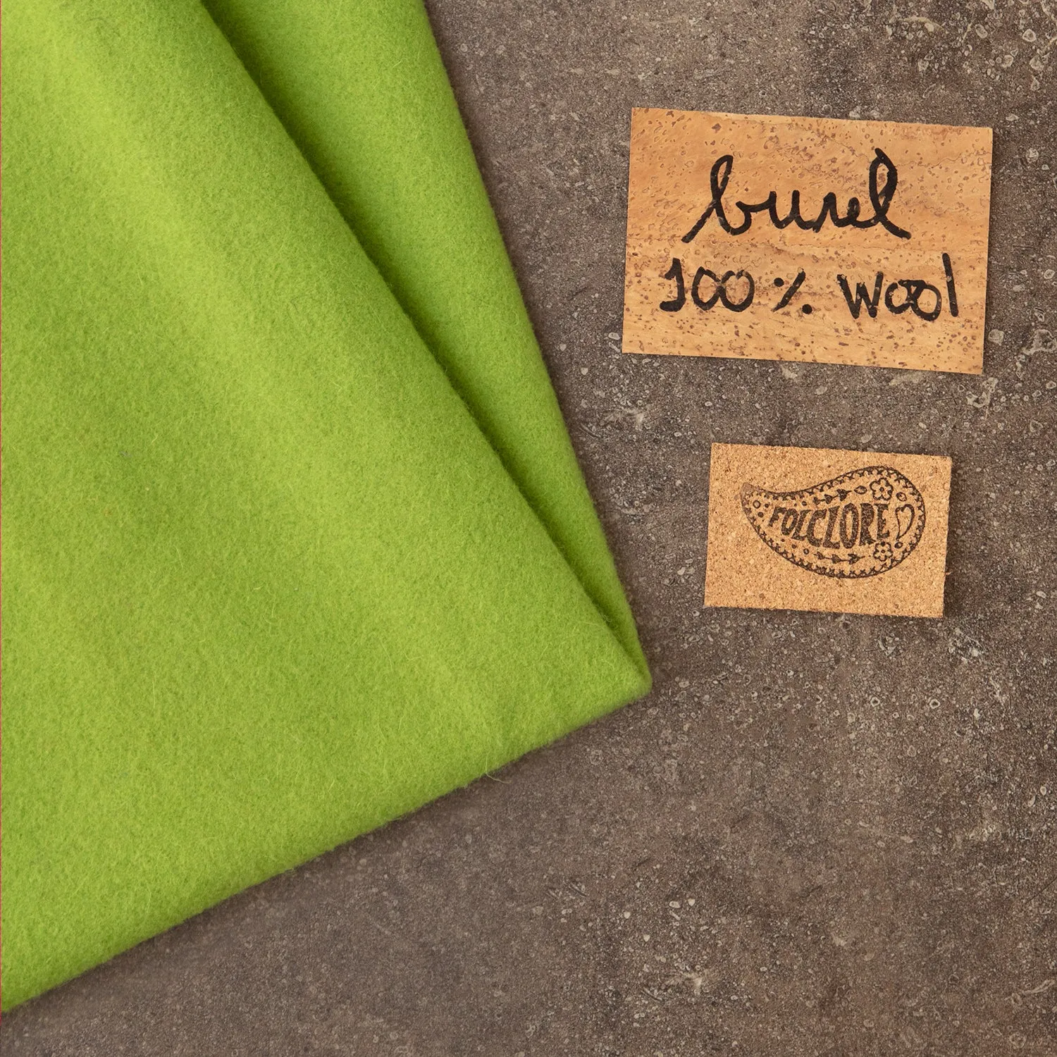Burel – Coloured Portuguese boiled wool fabric