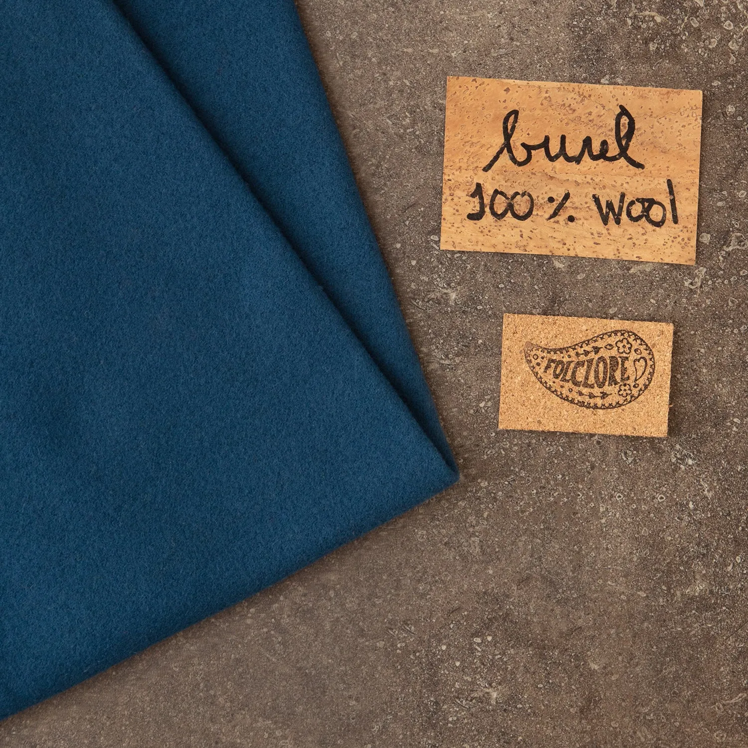 Burel – Coloured Portuguese boiled wool fabric