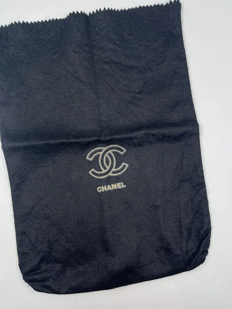 Chanel Vintage Black Single Flap Bag