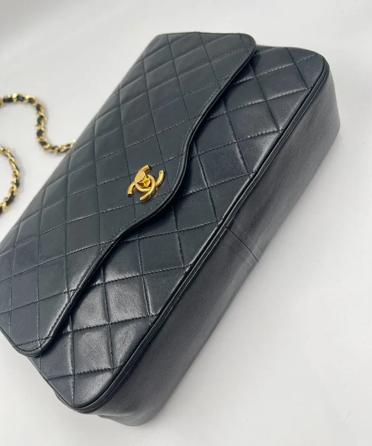 Chanel Vintage Black Single Flap Bag