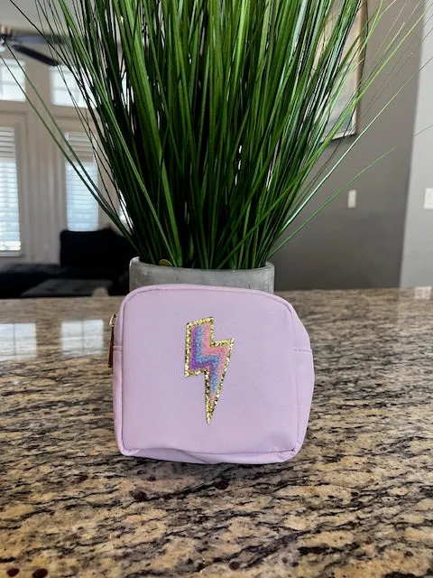 Chenille Mini Accessory Bag