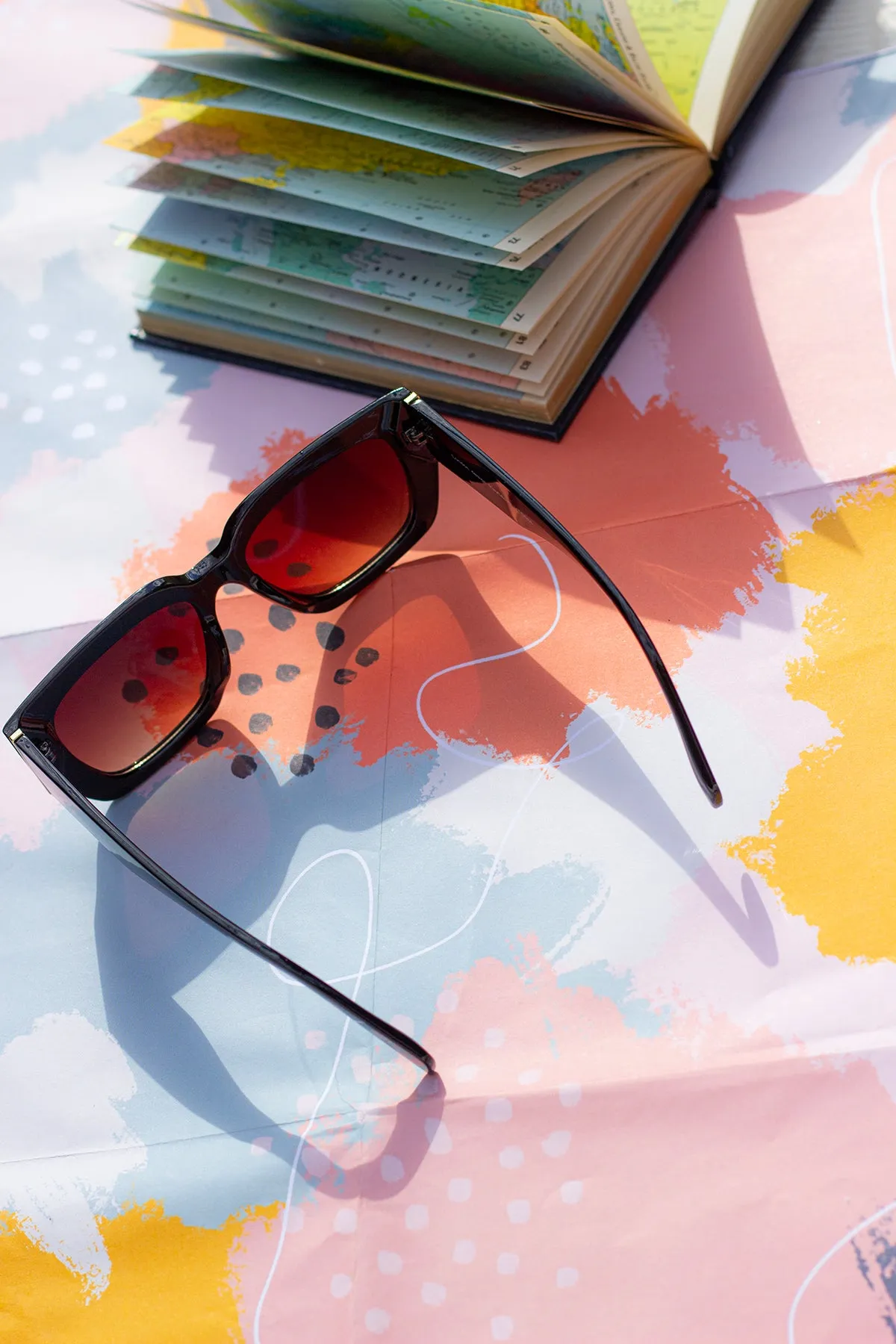 Chunky Angled Square Sunglasses