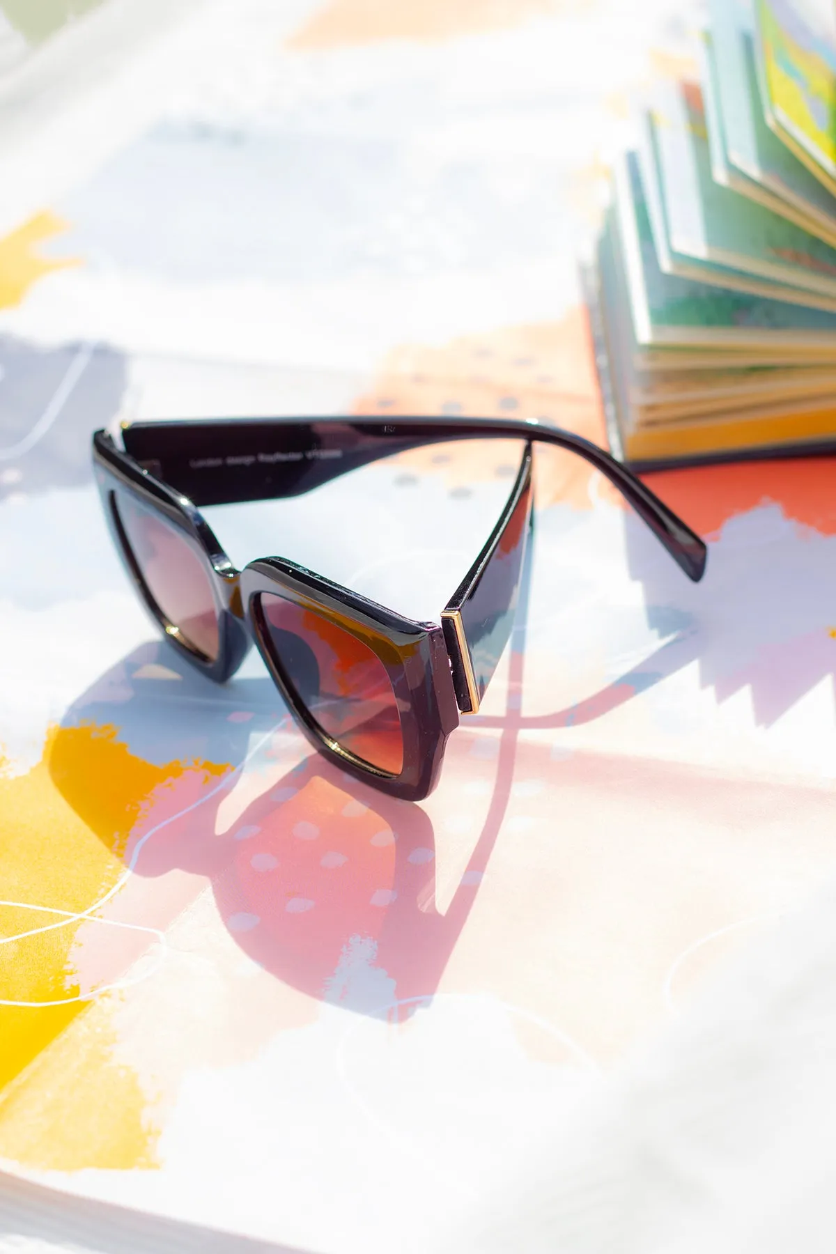Chunky Angled Square Sunglasses