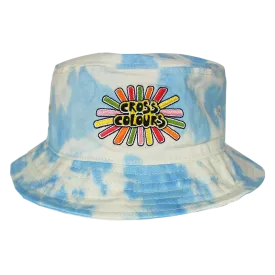 Cross Colours Sunshine Logo Bucket Hat - Tie Dye Cloud