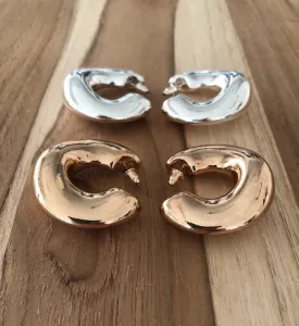Curvy Bold Hoops