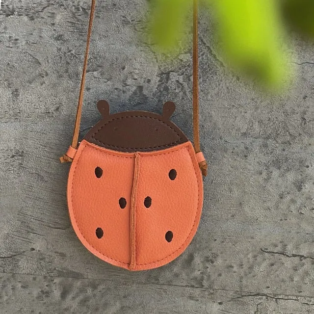 Cute Kids Mini Bags - Pear, LadyBug, Pumpkin Toddler Girls