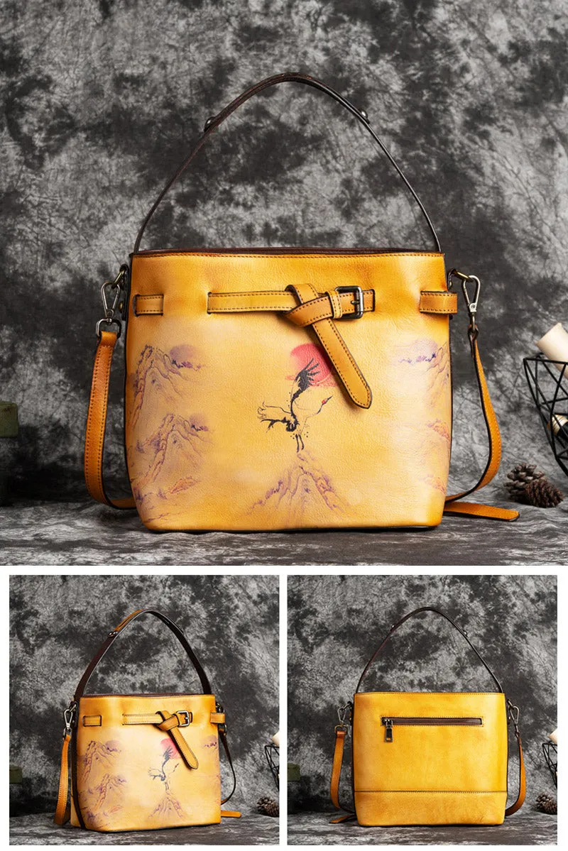 Cute Ladies Leather Side Bag Cross Shoulder Bag For Women