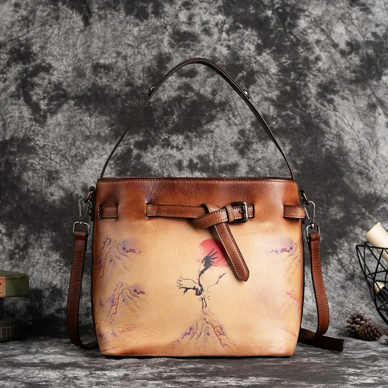 Cute Ladies Leather Side Bag Cross Shoulder Bag For Women