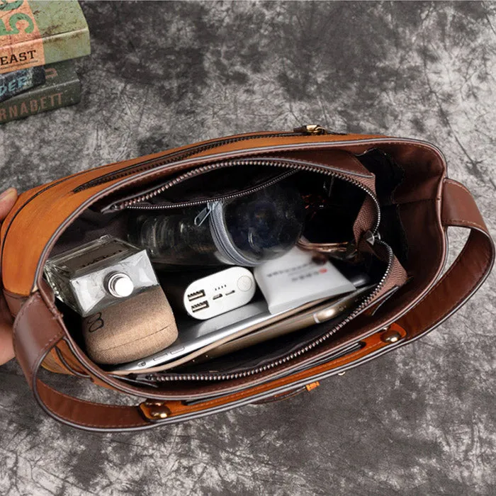 Cute Ladies Leather Side Bag Cross Shoulder Bag For Women