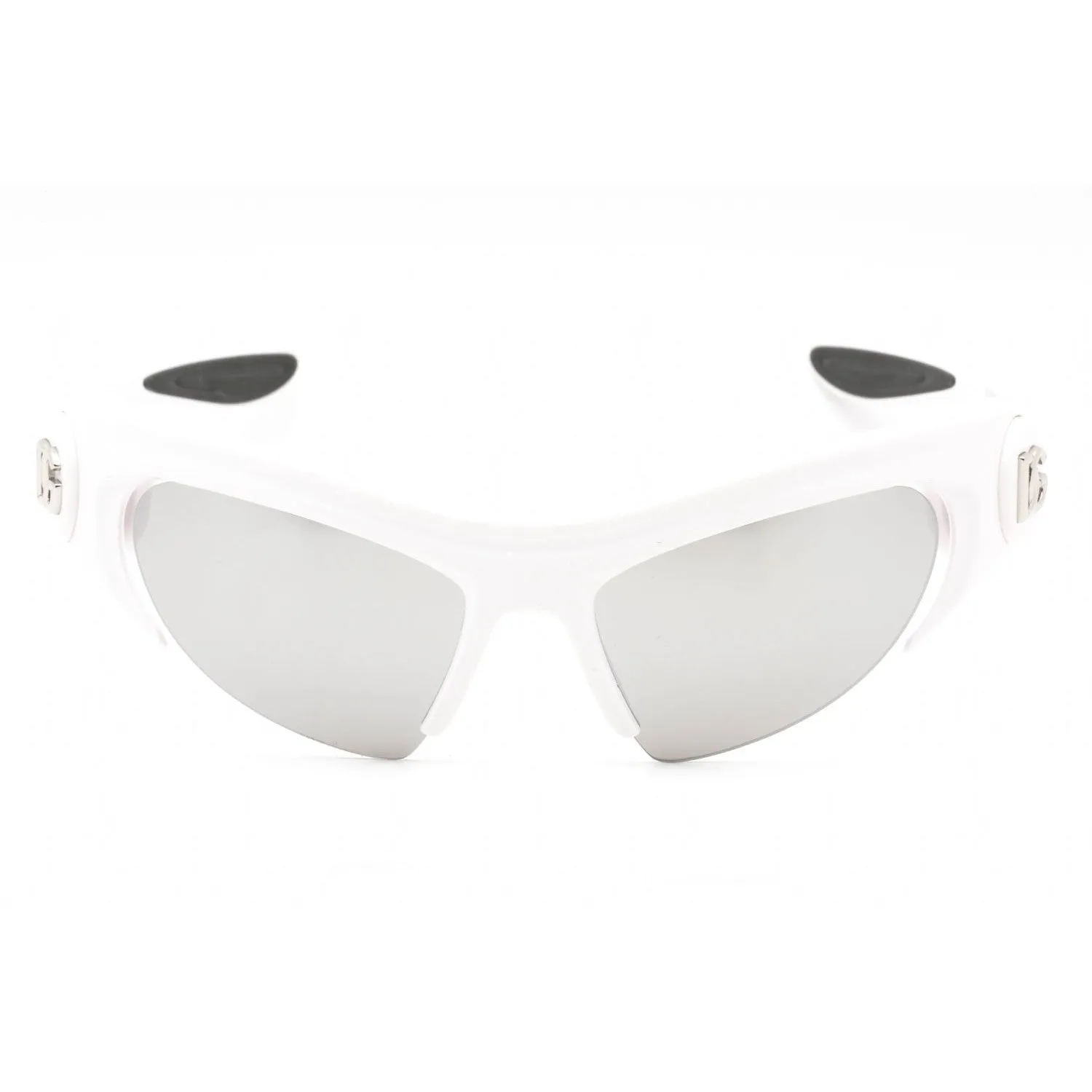 Dolce & Gabbana DG6192 Sunglasses White / Light Grey Mirror Silver