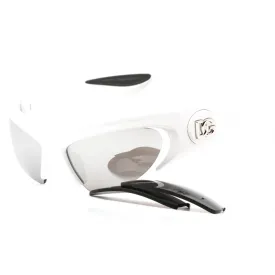 Dolce & Gabbana DG6192 Sunglasses White / Light Grey Mirror Silver