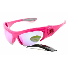 Dolce & Gabbana Unisex Sunglasses - Pink Plastic Wraparound Frame | 0Dg6192 30984X
