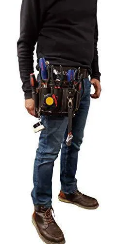 ELECTRICIAN LEATHER TOOL POUCH - ESSENTIAL GEAR FOR PROS