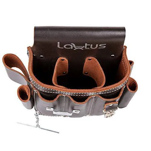 ELECTRICIAN LEATHER TOOL POUCH - ESSENTIAL GEAR FOR PROS