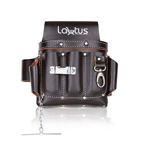 ELECTRICIAN LEATHER TOOL POUCH - ESSENTIAL GEAR FOR PROS