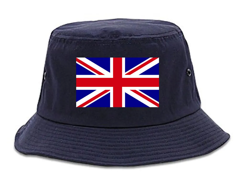 English England Flag Chest Mens Bucket Hat