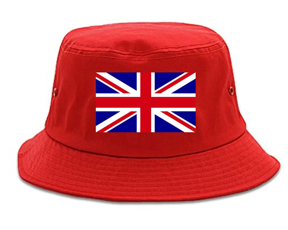 English England Flag Chest Mens Bucket Hat