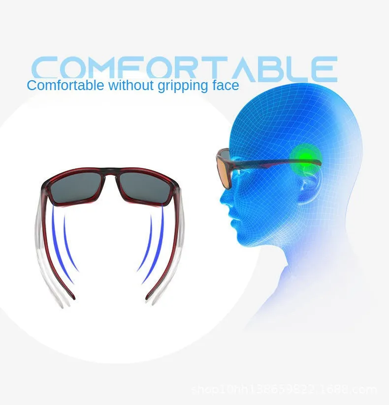 Floating Polarized Monochrome Drift Sport Sunglasses