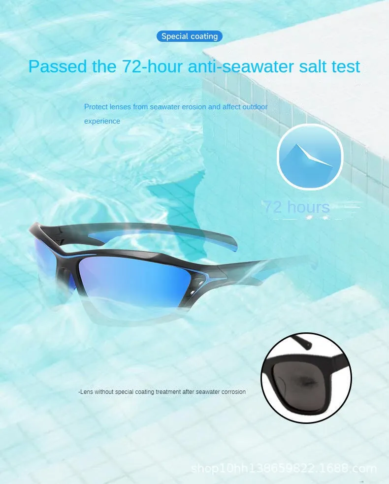 Floating Polarized Monochrome Drift Sport Sunglasses