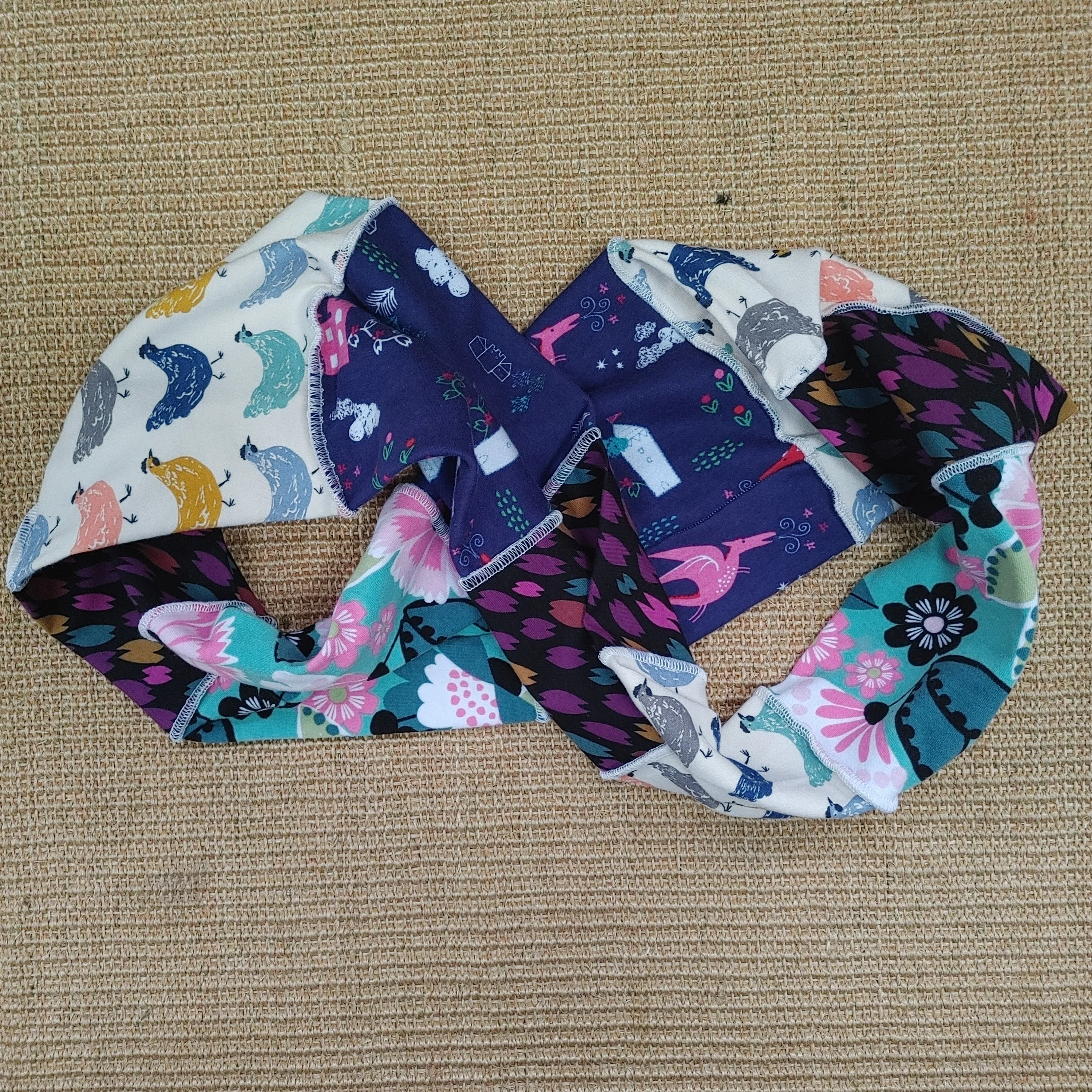 Flowers/ Dragons/ Chickens Infinity Scarf