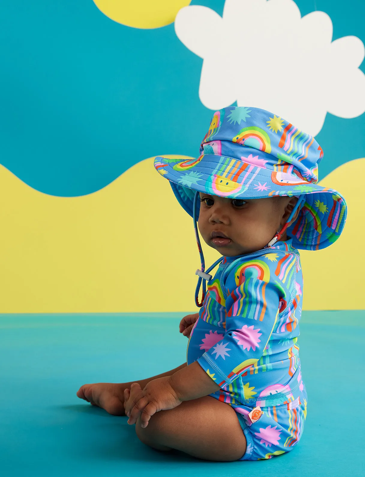 Halcyon Nights Here We Glow Swim Bucket Hat