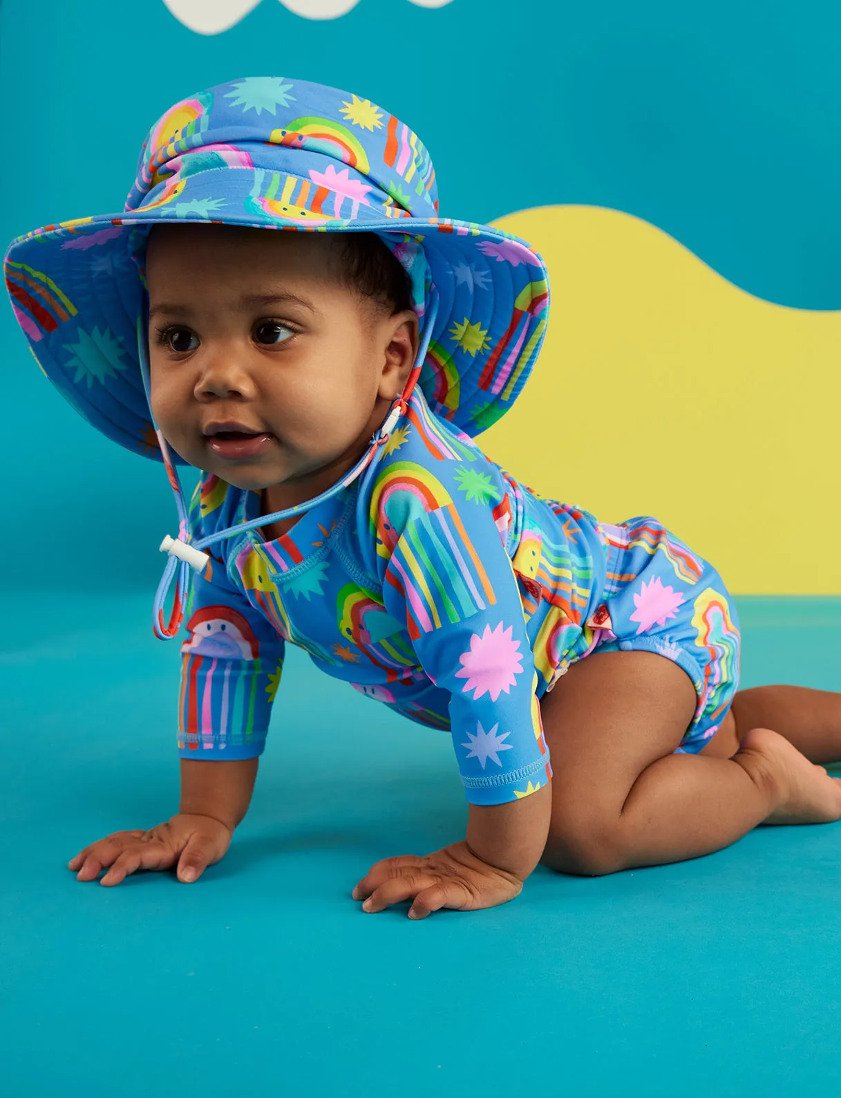 Halcyon Nights Here We Glow Swim Bucket Hat