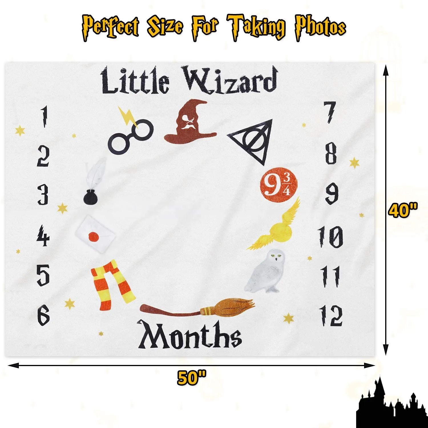 Harry Potter Milestone Blanket
