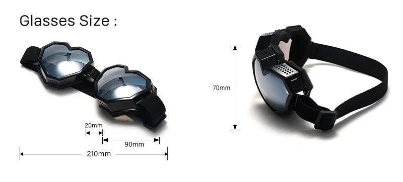 Heart Shaped Goggle Sunglasses