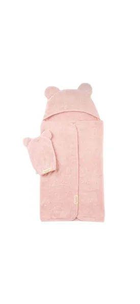 Hooded Towel   Wash Mitt by Bella Tunno | 2 Colors