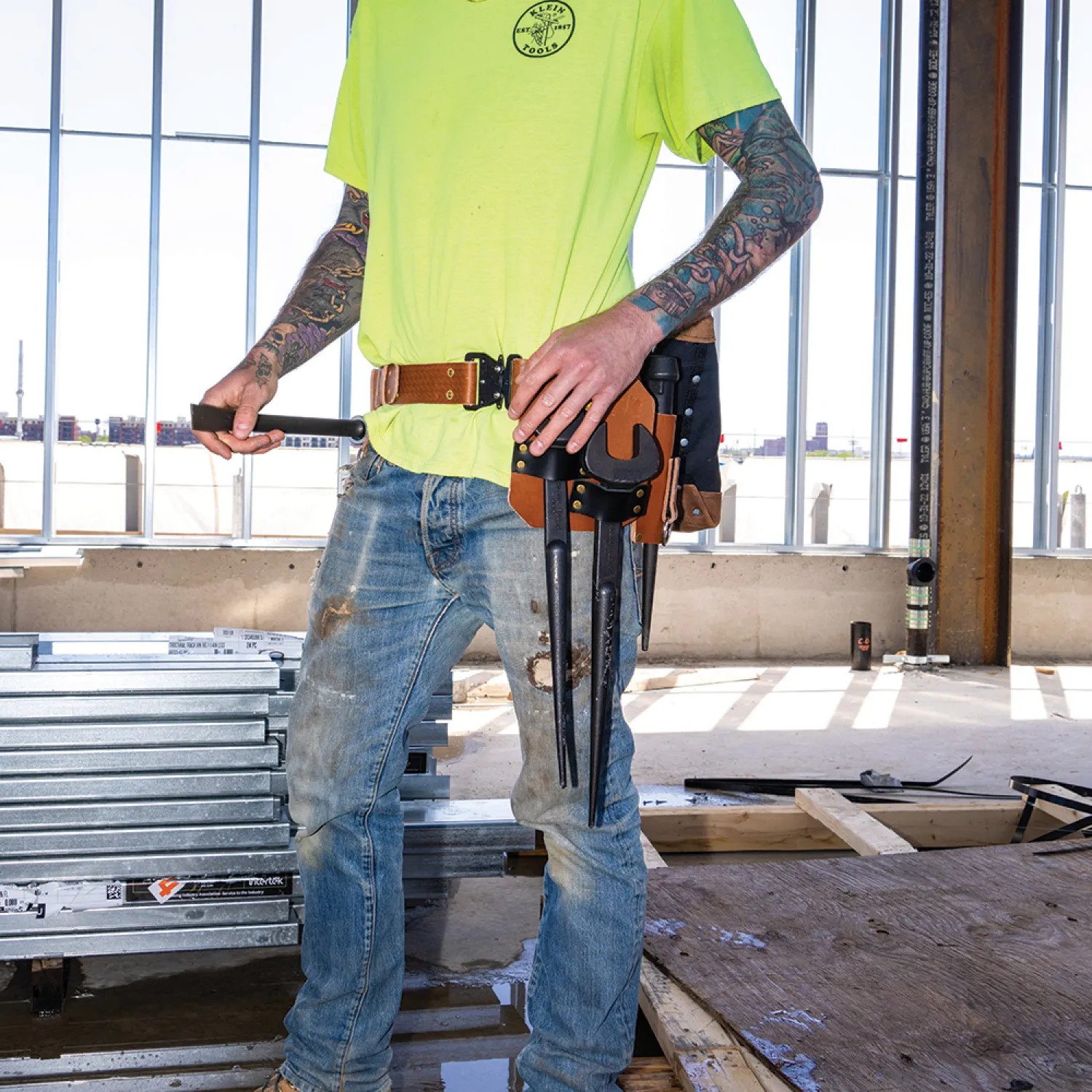 Klein Tools 5800IWBXL Ironworker Complete Toolbelt System, Extra Large