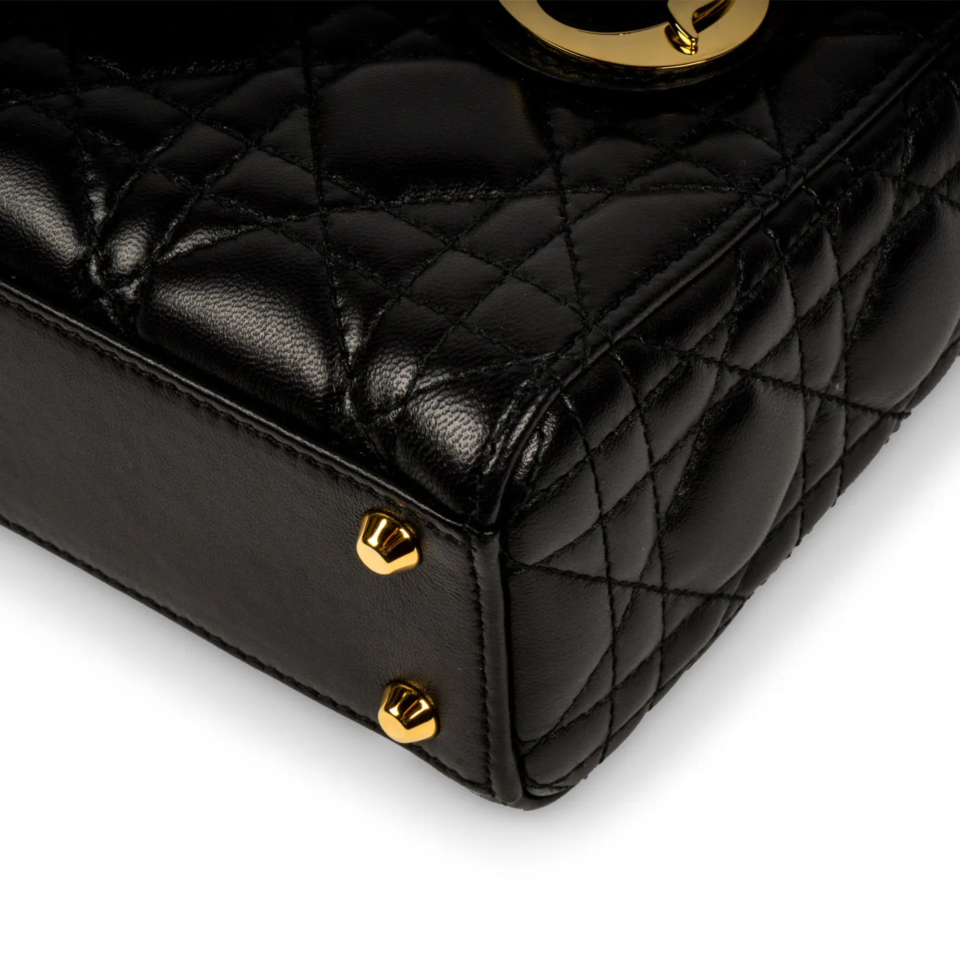Lady Trendy Inspired Dior - Mini - Black Lambskin