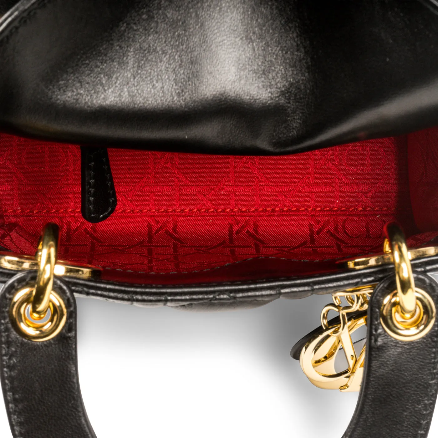 Lady Trendy Inspired Dior - Mini - Black Lambskin