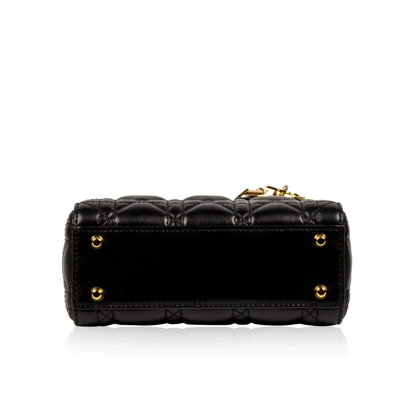 Lady Trendy Inspired Dior - Mini - Black Lambskin