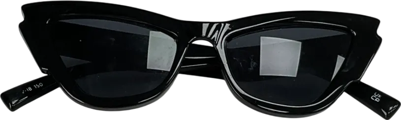 Le Specs Black Lost Days Tritan Cat-eye Sunglasses